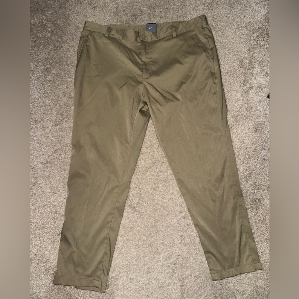 Nike Golf dri fit Pants Mens size 38x30 Beige Khaki tan chino